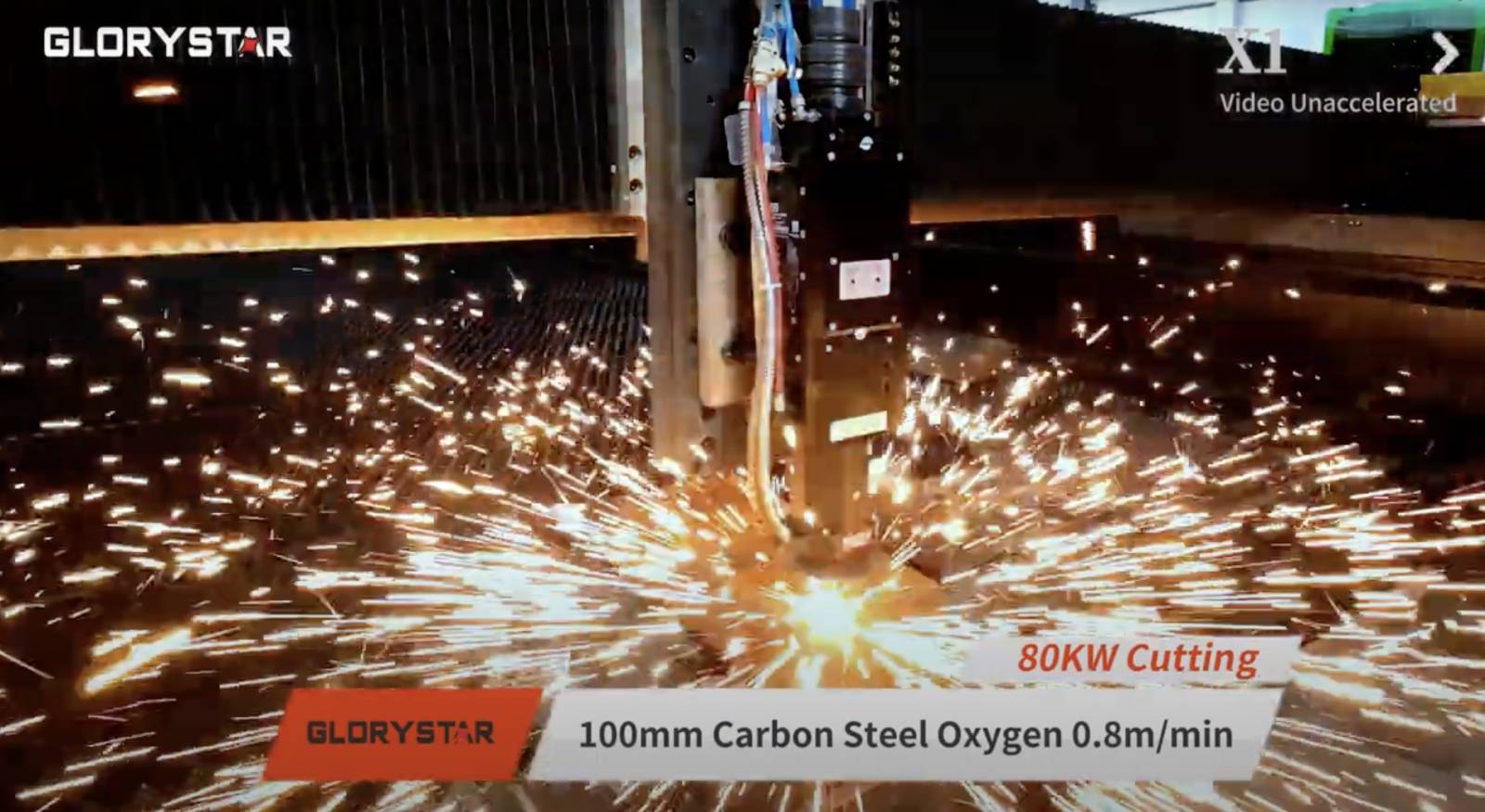 Laser fibre Glory Star 80 kW